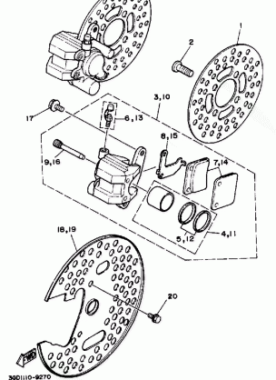 FRONT BRAKE CALIPER