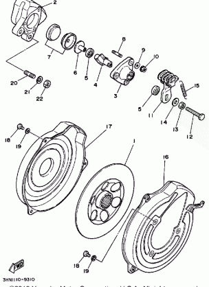 REAR BRAKE CALIPER