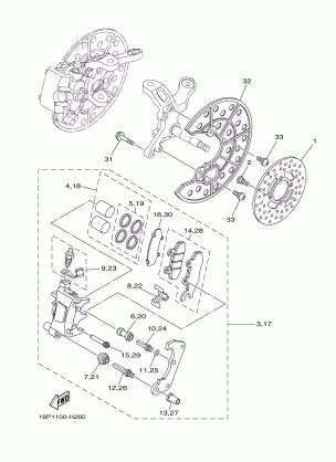 FRONT BRAKE CALIPER