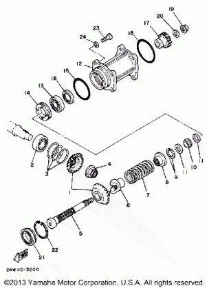 MIDDLE DRIVE GEAR