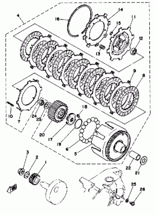 CLUTCH YT125G - H - J