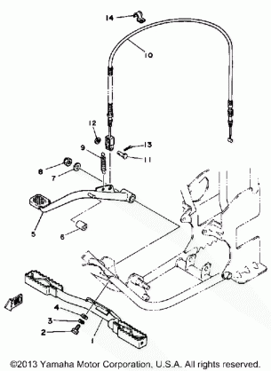 FOOTREST YT125H - J