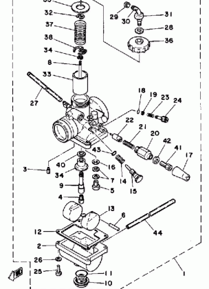 CARBURETOR YT125G - H