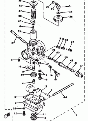 CARBURETOR YT125J