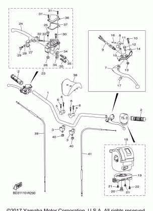 STEERING HANDLE CABLE