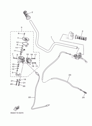 STEERING HANDLE CABLE