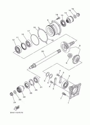 MIDDLE DRIVE GEAR