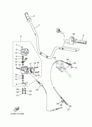 STEERING HANDLE CABLE