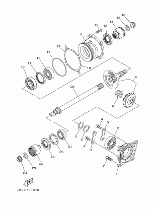 MIDDLE DRIVE GEAR