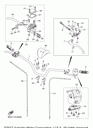 STEERING HANDLE CABLE