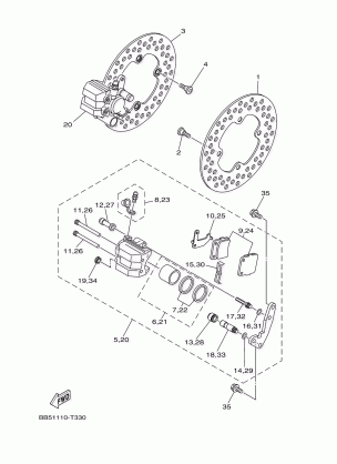 FRONT BRAKE CALIPER