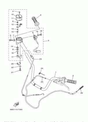 STEERING HANDLE CABLE