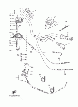 STEERING HANDLE CABLE