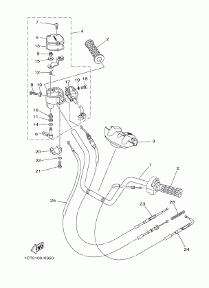 STEERING HANDLE CABLE