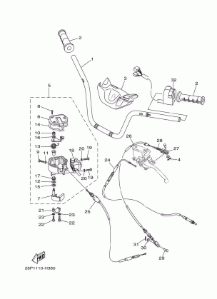 STEERING HANDLE CABLE