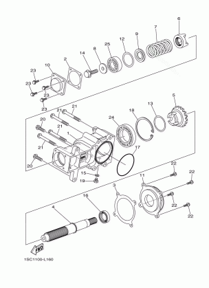 MIDDLE DRIVE GEAR