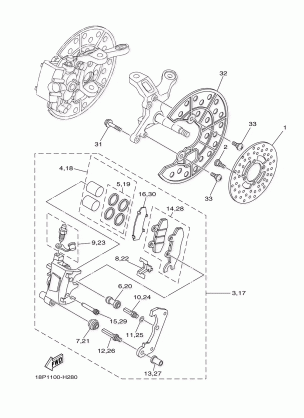 FRONT BRAKE CALIPER