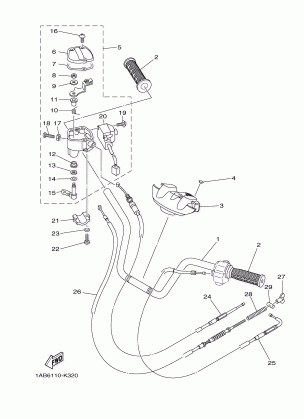 STEERING HANDLE CABLE