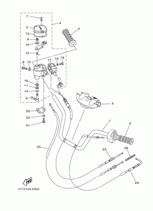 STEERING HANDLE CABLE