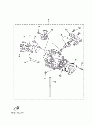 THROTTLE BODY ASSY 1