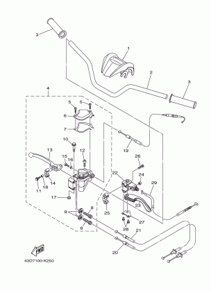 STEERING HANDLE CABLE