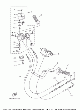 STEERING HANDLE CABLE