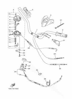 STEERING HANDLE CABLE