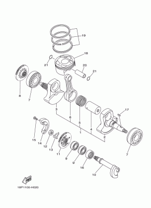 CRANKSHAFT PISTON