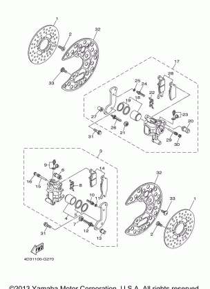 FRONT BRAKE CALIPER