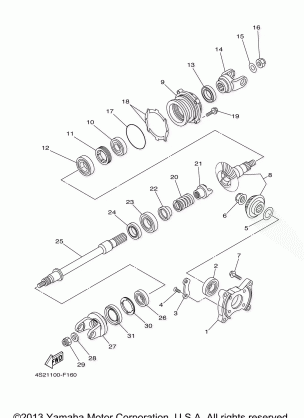 MIDDLE DRIVE GEAR