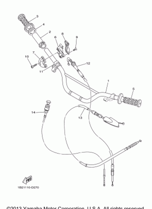 STEERING HANDLE CABLE