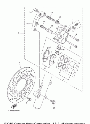 FRONT BRAKE CALIPER