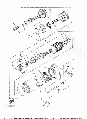 STARTING MOTOR