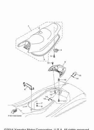 SEAT UNDER LOCKER