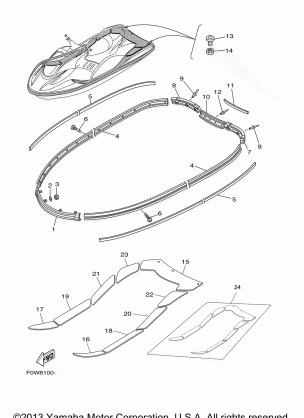 GUNWALE MAT