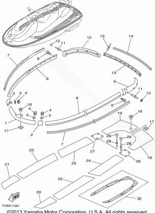 GUNWALE MAT