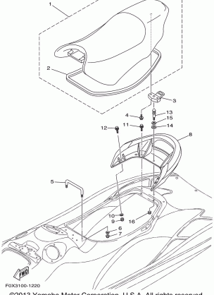 SEAT UNDER LOCKER