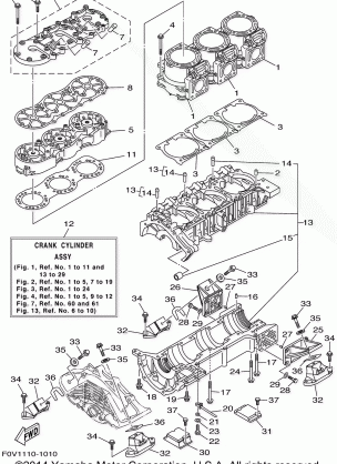 CYLINDER. CRANKCASE 1