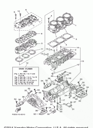 CYLINDER. CRANKCASE 1