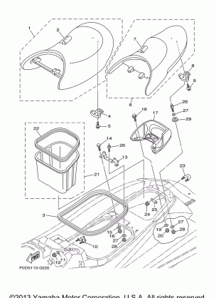 SEAT. UNDER LOCKER