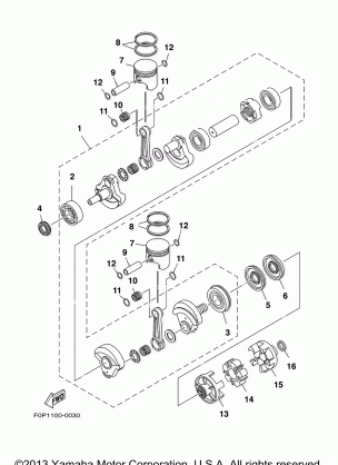 CRANKSHAFT. PISTON