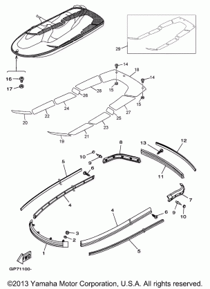 GUNWALE MAT