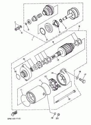 STARTING MOTOR