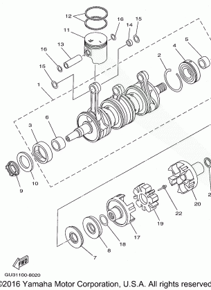 CRANKSHAFT PISTON