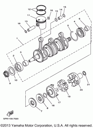 CRANKSHAFT PISTON