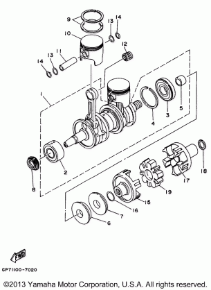 CRANKSHAFT PISTON