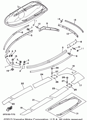 GUNWALE MAT