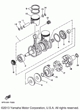 CRANKSHAFT PISTON