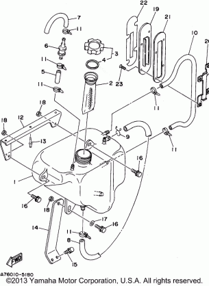 OIL TANK (FOR OIL INJECTION)