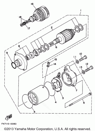 STARTING MOTOR